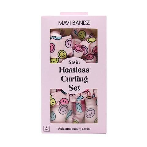 Smiley Satin Curling Set