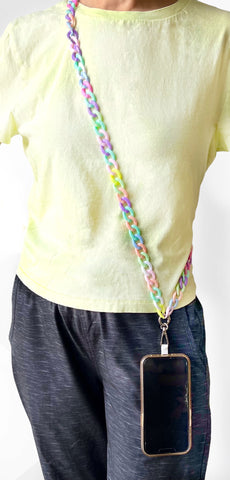 Pastel Phone Candy Lanyard