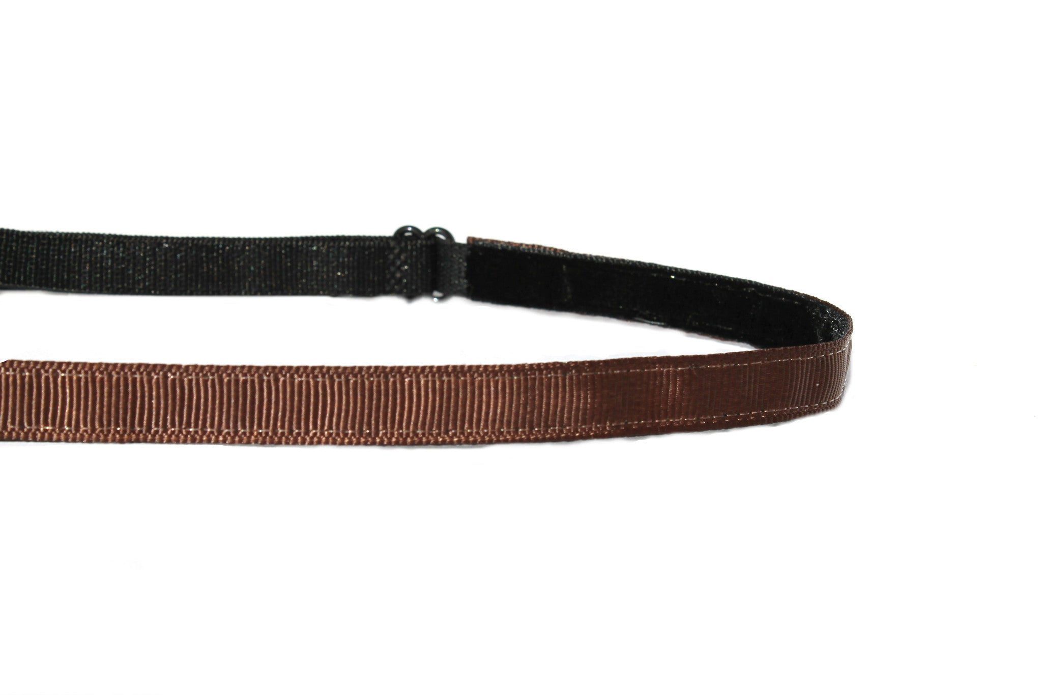 Brown Black set pack 12 stretch elastic sport headband no metal 3/16 hair  band